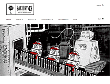 Tablet Screenshot of factory43.com